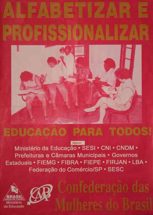 ALFABETIZAR E PROFISSIONALIZAR - EDUCAÇÃO PARA TODOS!