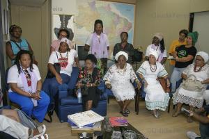 REUNIÃO DE MULHERES NEGRAS COM A MINISTRA NILCEA FREIRE