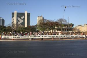 MANIFESTAÇÃO PELA LEGALIZAÇÃO DO ABORTO