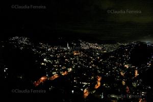 AERIAL VIEW OF RIO DE JANEIRO HILLS