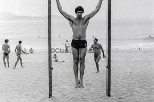 Pull-Ups On Ipanema Beach