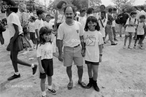 Demonstration of students and their families against the lack of teachers in schools