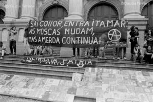 Students in the streets for the impeachment of President Collor de Melo