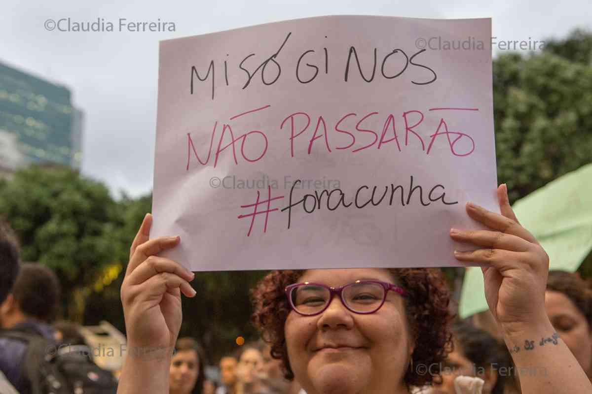 The "Women Against Cunha" Protest