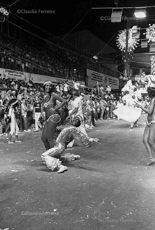 Parade of Recreative Society  Samba School Beija-Flor de Nilópolis. 