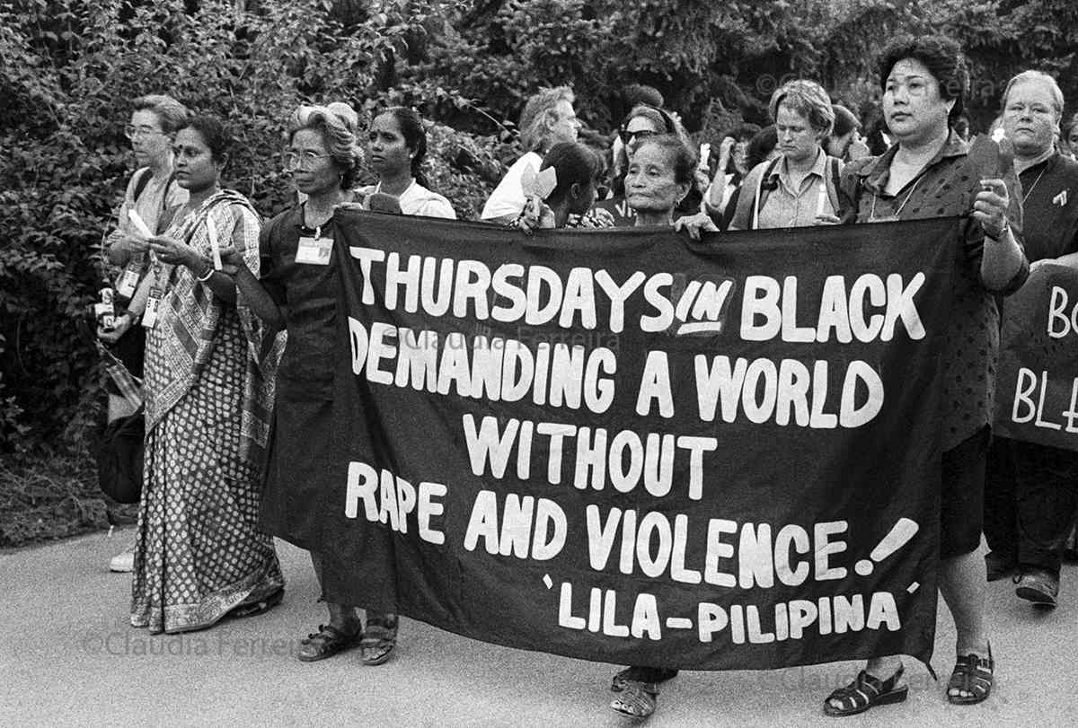 Demonstrators At The Fourth World Conference On Women