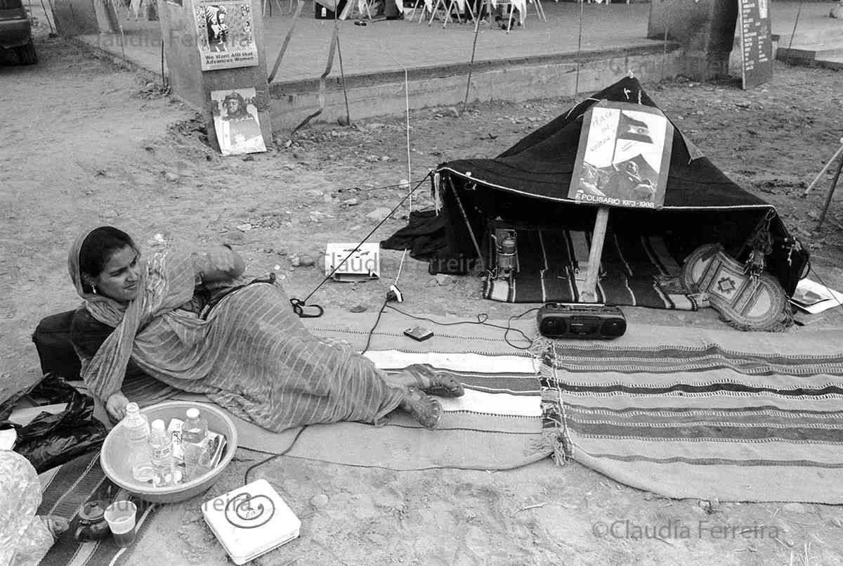 Demonstrator At The Fourth World Conference On Women