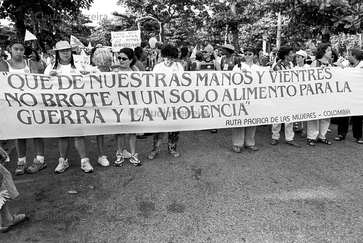 Participants of the 8th Latin American and Caribbean Feminist Meeting