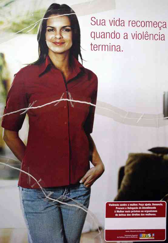 SUA VIDA RECOMEÇA QUANDO A VIOLÊNCIA TERMINA